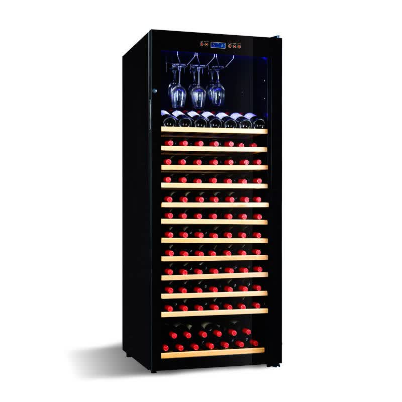 赛鑫srt-196压缩机恒温红酒柜200支大容量 暗拉手挂杯