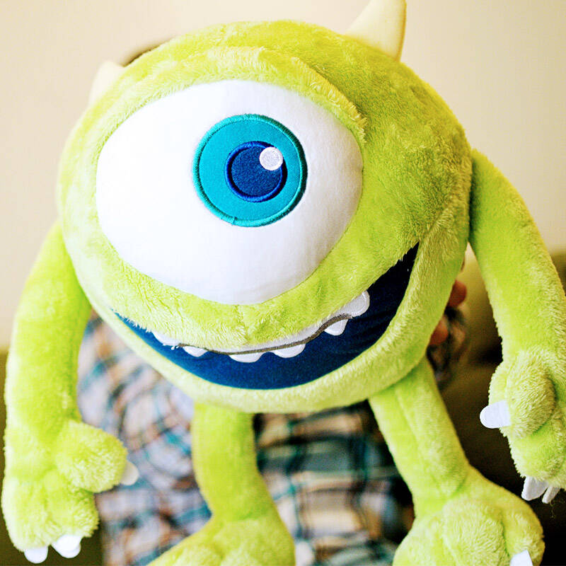 贝克蜜雪 怪物大学大眼仔公仔/单眼仔/单眼怪毛绒玩具生日礼物送女友