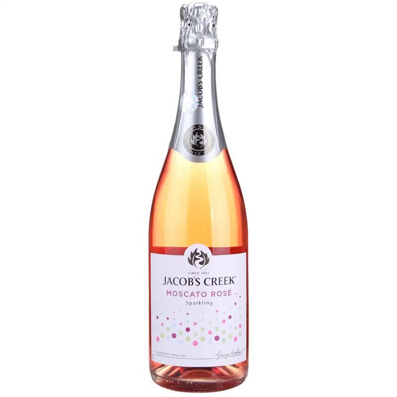 澳大利亚 杰卡斯(jacobs creek)莫斯卡托 桃红起泡葡萄酒 750ml 自营