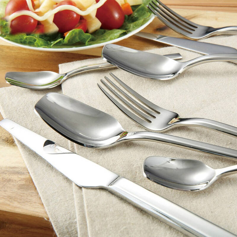 戴德(daeden)18/10不锈钢西餐具 牛排刀叉勺 8件套 dj009 自营