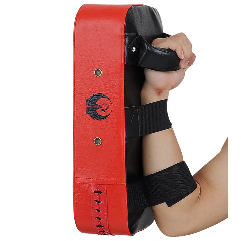 五龙拳击脚靶散打脚靶拳靶挡板 加厚皮革内胆 打坏包换 黑红
