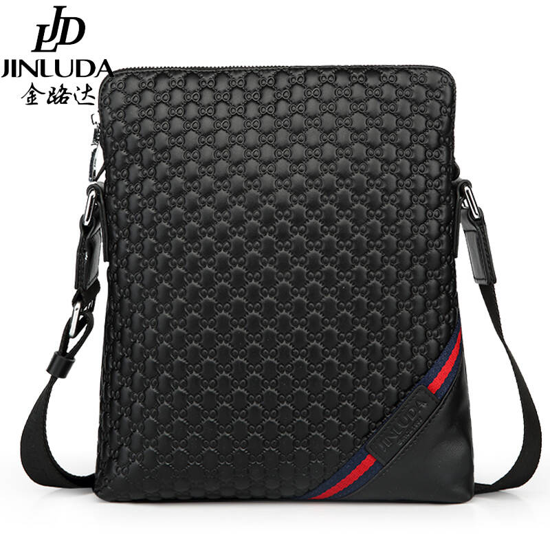 jinluda金路达男包单肩包 男士挎包真皮男包手提包公文包商务男包斜