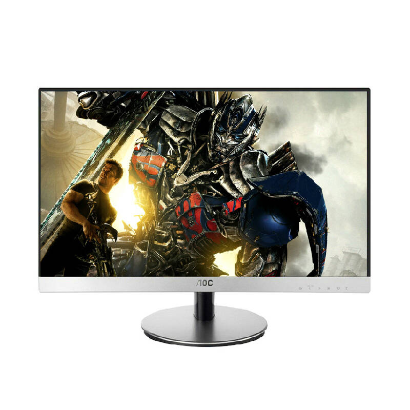 aoc i2369v 23英寸led背光超窄边框ips广视角液晶显示器(银色)