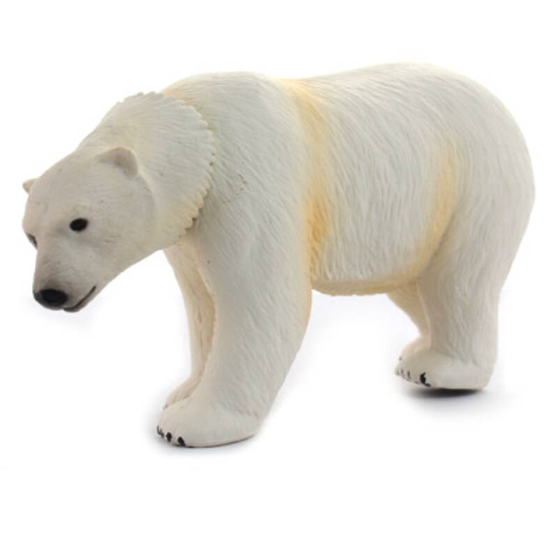tomy多美卡儿童仿真动物模型玩具安利亚 北极熊488002