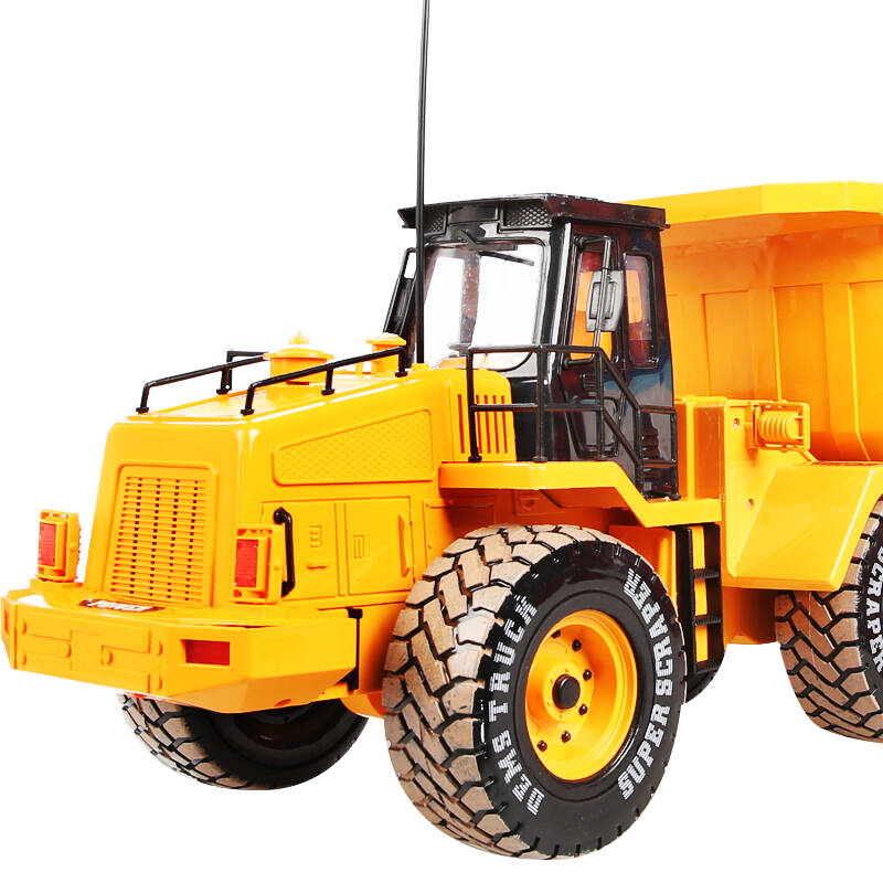 勾勾手 超大遥控工程车儿童玩具无线遥控车带充电运输车翻斗车可升降