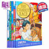 DELTA 英语文学历险阅读系列分级读物5册套装 Adventures in English 剑桥yle青少年儿童英文小说分级阅读 含光盘
