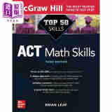 TOP 50 ACT MATH SKILLS 3E ACT考试数学50个技能 第三版 英文原版 进口图书 教材教辅参考书 数学工具书