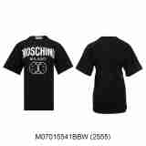 莫斯奇诺（MOSCHINO）T恤 经典字母logo全棉短袖T恤女士（莫斯奇诺字母logo短袖） (2555) XXS