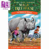 Magic Tree House #37：Rhinos at Recess 神奇树屋第一季：37 英文原版 进口图书 儿童章节故事书 精品精装童书