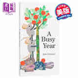 凯迪克大奖A Busy Year忙碌的一年LeoLionni李欧李奥尼英文原版 纸板书