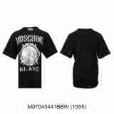 莫斯奇诺（MOSCHINO）T恤 经典字母logo全棉短袖T恤女士（莫斯奇诺全棉短袖T恤） (1555) XXS