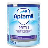 爱他美（Aptamil）英国pepti深度水解特殊配方奶粉800g 深度水解 1段400g(0-6个月)