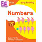 Numbers Ages 3-5 柯林斯易学儿童 数字 3-5岁 Collins Easy Learning  英文原版教辅 小学练习册活动书