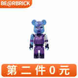 BE@RBRICK暴力熊积木熊漫威复联复仇者联盟HAPPY盲盒类玩具手办摆件礼物 星云100%
