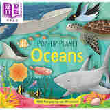 预售 立体书 海洋生态 Pop-Up Planet Oceans 英文原版 儿童科普绘本 立体绘本 动物知识百科图画书 进口童书