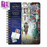预售 哈利波特 魔法之地 12 月计划书 英文原版 Harry Potter Magical Places 12 Month Undated Planner