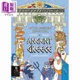 预售 趣味漫画故事集 古希腊神话 Myths Monsters and Mayhem in Ancient Greece 英文原版 儿童神话故事读物 进口童书
