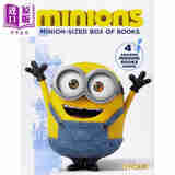 预售 小黄人的故事集 4册盒装 Minions Minion-Sized Box of Books 英文原版 儿童卡通动画 绘本图画故事书 进口童书