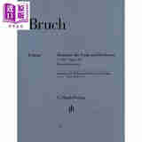 预售 HN785 Bruch Romance f Va a Orch PR 进口艺术 布鲁赫 F大调中提琴浪漫曲OP85 附钢琴伴奏