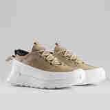 加拿大鹅（Canada Goose）男鞋Glacie 新款轻便透气户外休闲减震舒适徒步运动鞋男士老爹鞋 棕白Tan/White 40