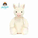 JELLYCAT英国害羞独角兽安抚毛绒玩具柔软陪伴儿童礼物 米色 51cm