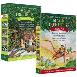 Magic Tree House 1-8 神奇树屋 卷1-8盒装 8册套装 儿童文学章节书 故事小说图画书 魔法树屋 英文原版 进口图书