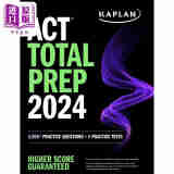 新版2024年ACT考试全能备考指南（卡普兰考试备考 美国高考）ACT Total Prep 2024(Kaplan Test Prep) 英文原版