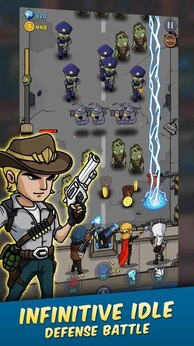 【安卓手机游戏】僵尸战争：空闲防御（使用货币不减少）