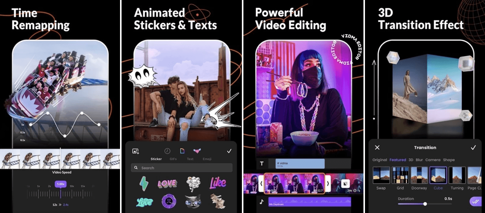 Vidma editor v2.20.5，一款易于使用的音乐视频编辑器和视频制作器