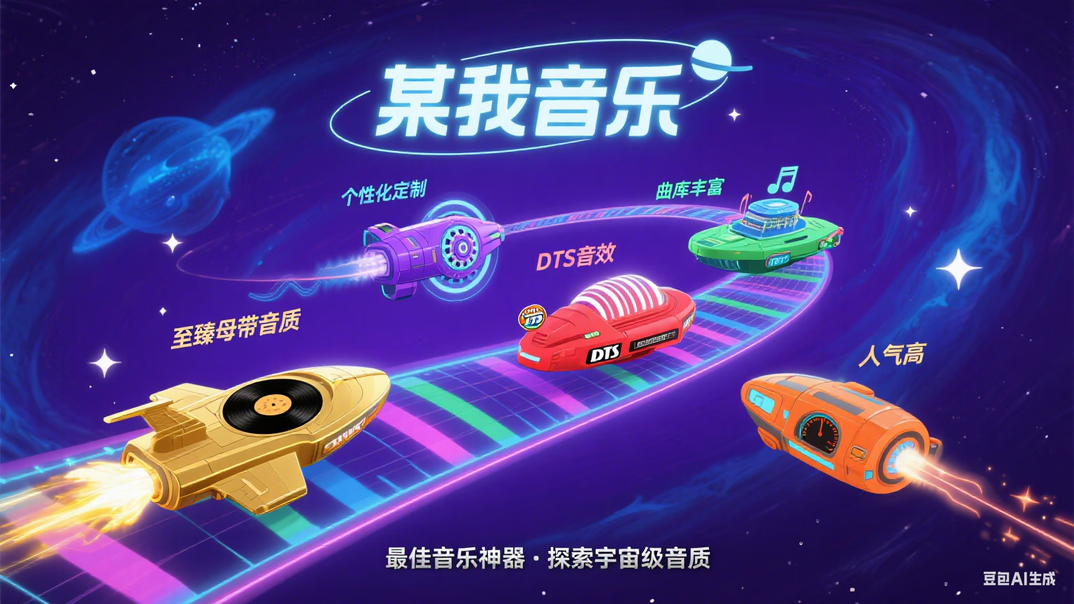 最佳音乐神器来啦！[某我音乐]完美版、曲库全且强大的个性定制、让人爱不释手！