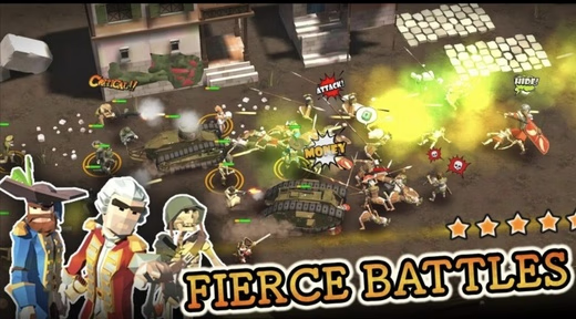 【安卓手机游戏】军事战争：放置模拟（免广告+大量货币）