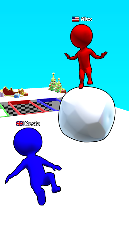 【安卓手机游戏】3D雪地竞速 截图