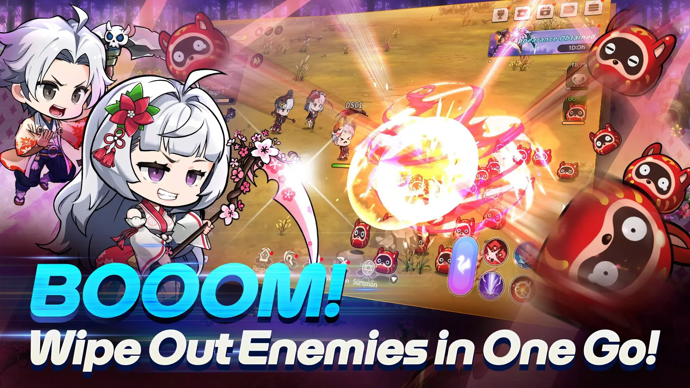 【安卓手机游戏】小死神传奇重生|小小死神:重生（内置作弊菜单）