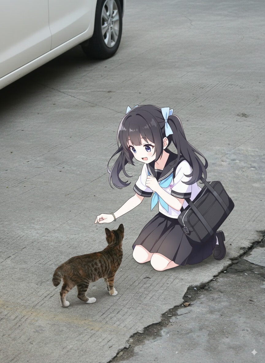 看什么呀小猫咪