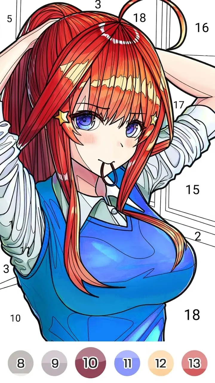 【安卓手机游戏】动漫填色迷(免付费解锁完整版)