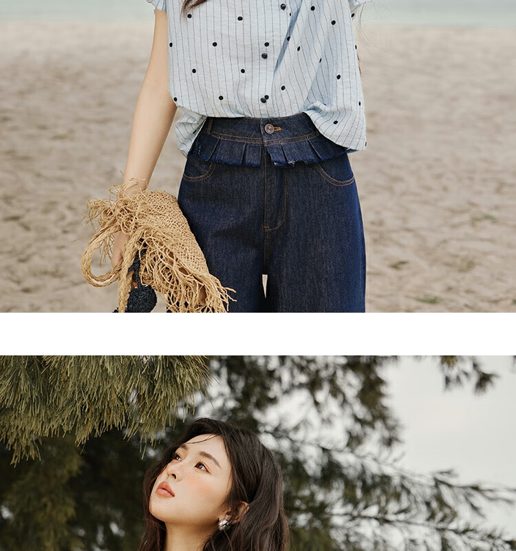 Mixiu [] Polka Dot Embroidered Shirt for Women 2026 Summer Unique Design Short Sleeve Blouse 29