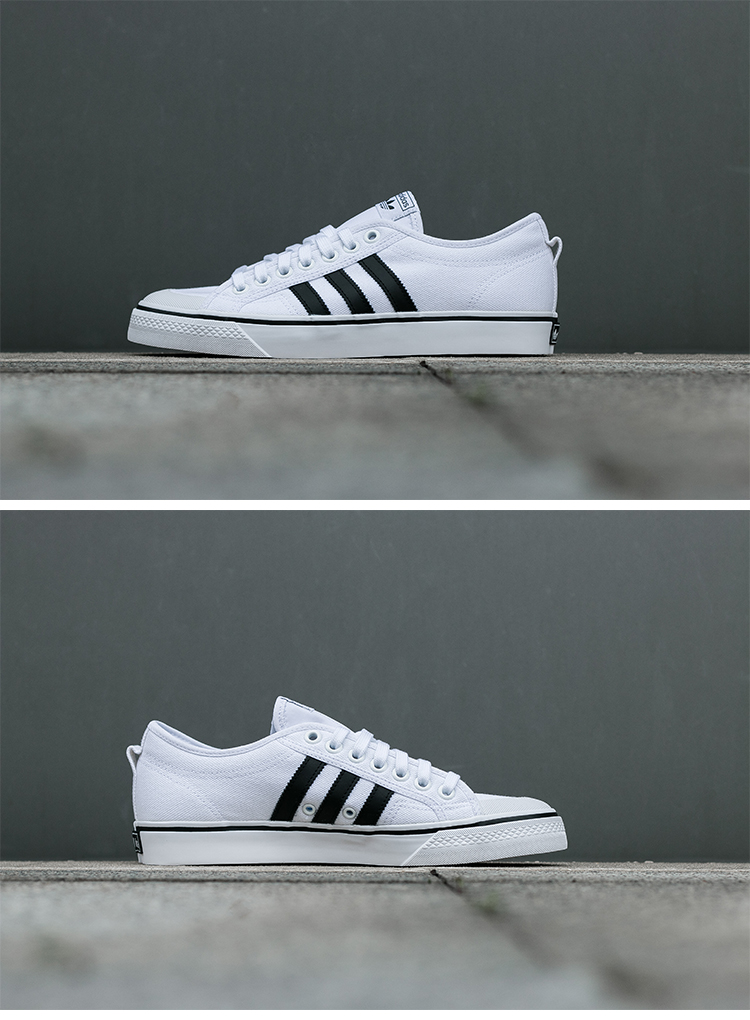 adidas阿迪达斯三叶草男女鞋nizza情侣款帆布鞋经典运动休闲板鞋cq