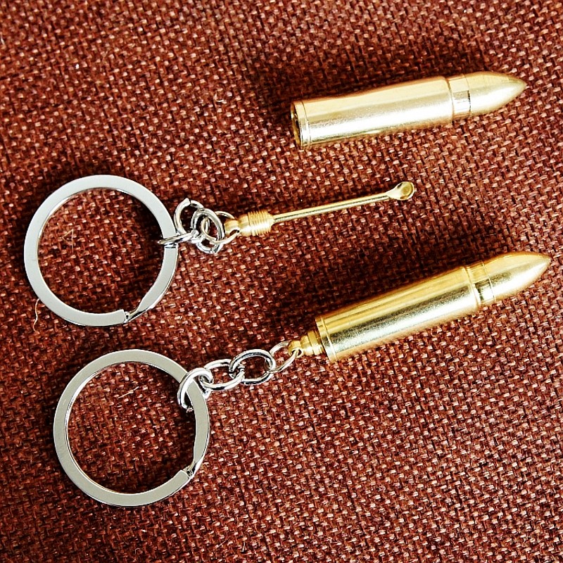 耀莎创意礼品子弹壳工艺品子弹壳钥匙扣挂件个性钥匙扣送退伍军人纪念