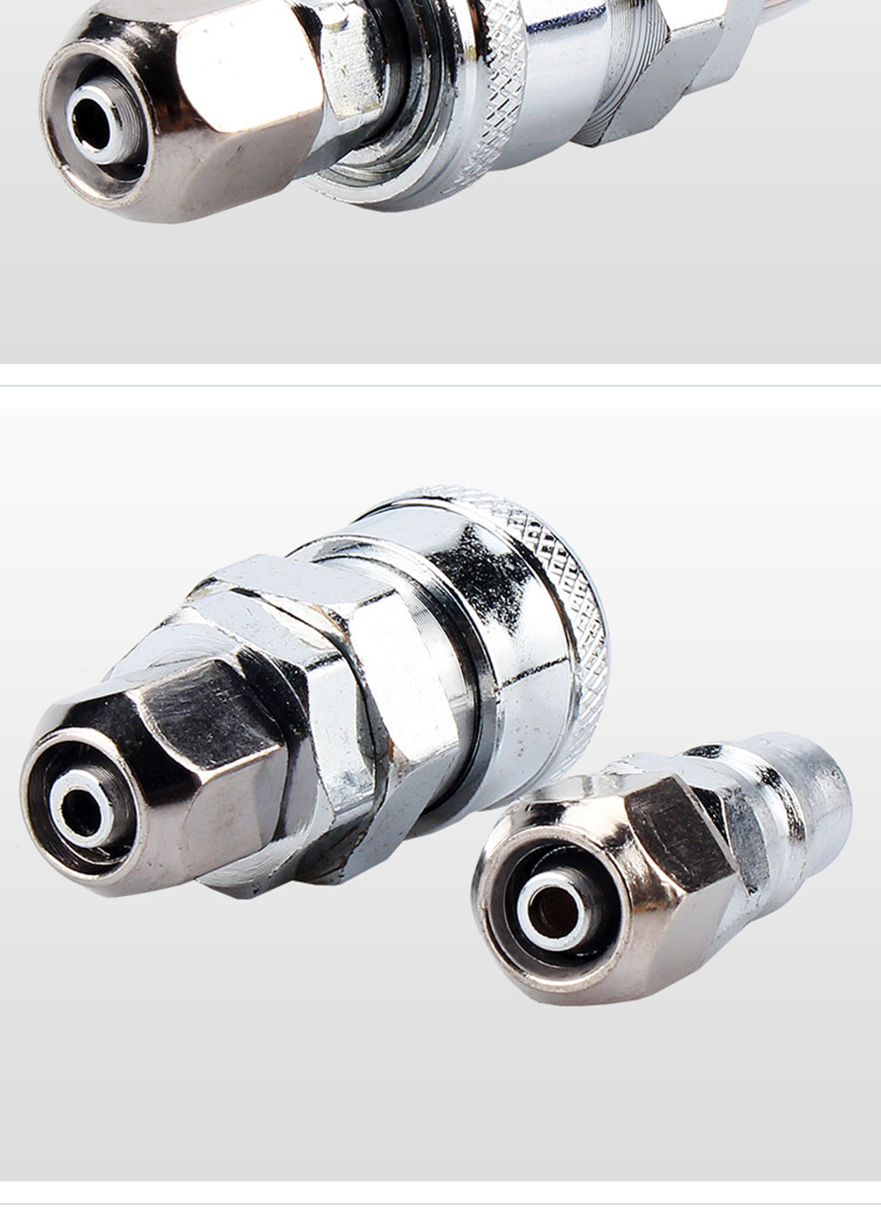 亦牛气管快插自锁式公母快插接头 sh ph30长头套装(外径14内径10气管)