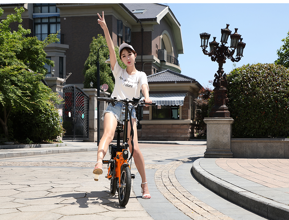 捷马(gamma) 折叠电动车迷你型锂电成人电单车折叠电动自行车锂电滑板