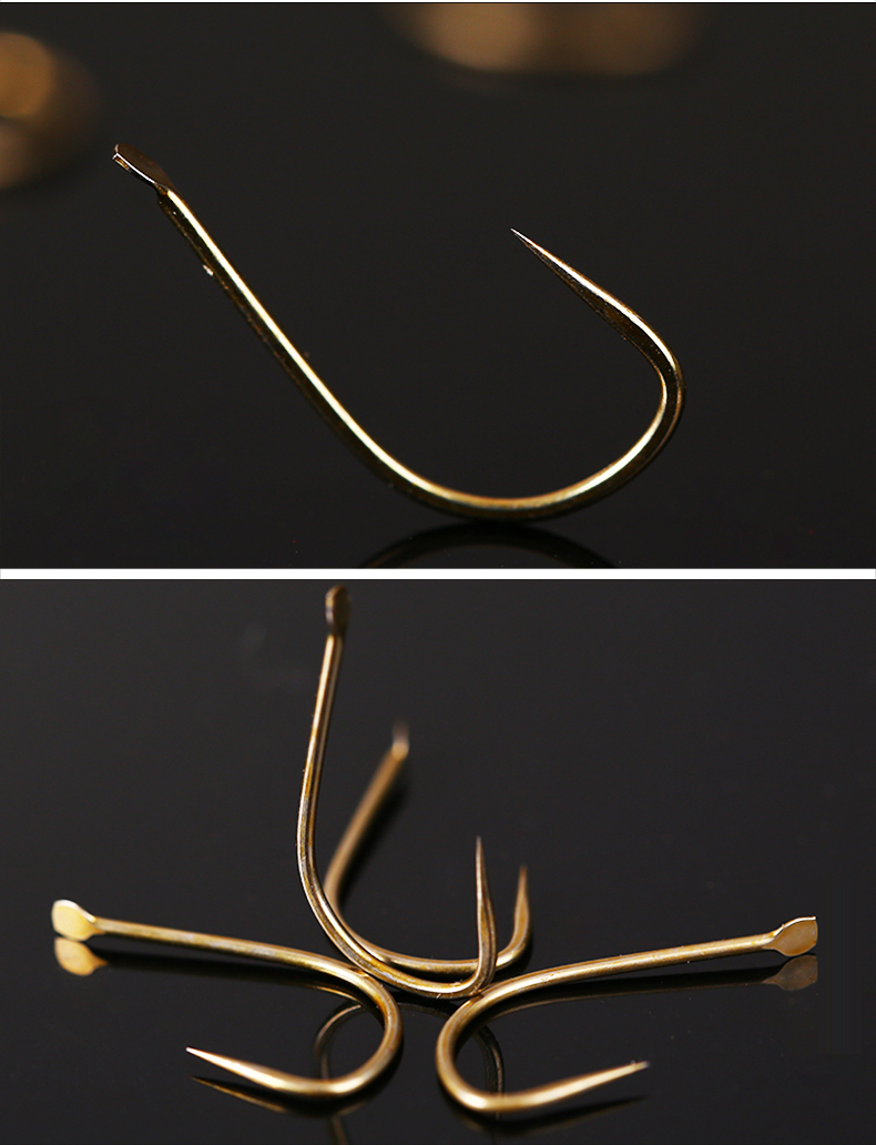 千寿钓具 日本原装进口无倒刺新关东竞技黑坑专用高强度鱼钩渔具 0