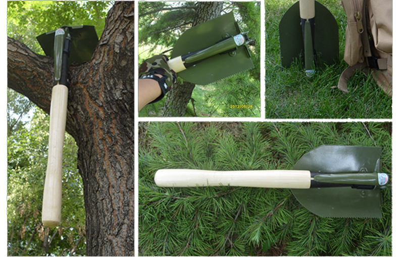 冀川q1工兵铲多功能折叠兵工铲子大号车载户外钓鱼防身军工铲子野外