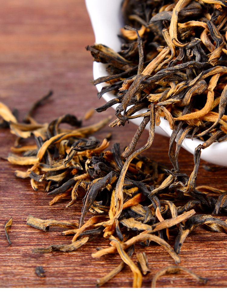 天福茗茶 秋茗赏红茶礼盒 云南特产金毫滇红伴手礼 茶礼