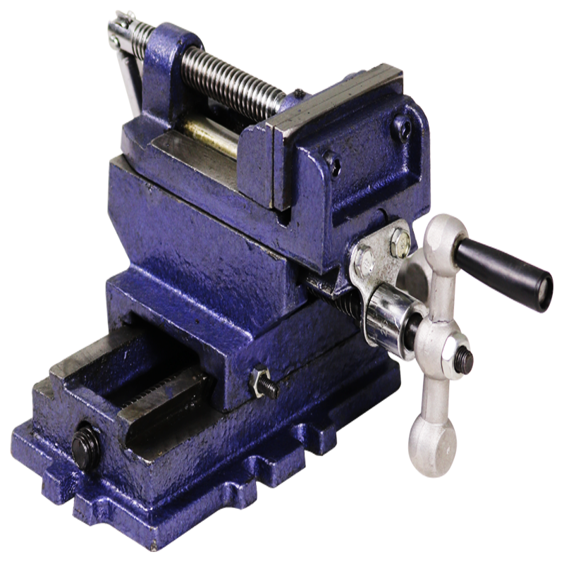 朗绎十字钳diy台钻3寸夹持台钳佛珠钻十字平口钳配件夹持工具台虎钳桌