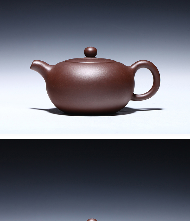 徐保国紫砂壶宜兴纯全手工紫砂泡茶壶茶具套装紫泥扁韵