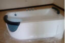 WOMA瑝玛（WOMA）浴缸简易小户型家用成人浴池按摩成人亚克力浴缸独立 舒适版=基础款+恒温+控制板（右裙） 约1.5m 实拍图