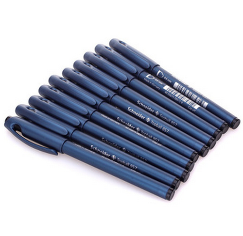 施耐德schneider 中性笔10支装-8571(黑色