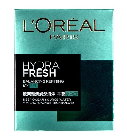 欧莱雅(loreal)清润深海洋平衡水凝露50ml (补水控油 细致毛孔)