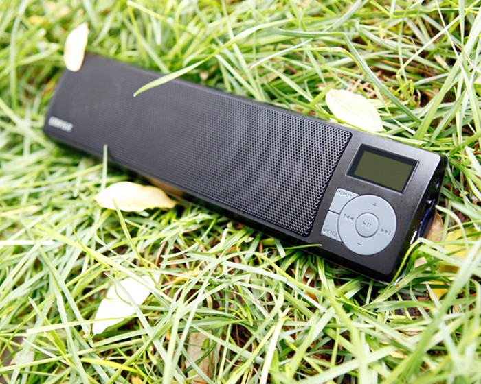 漫步者(edifier)m18 功能齐全 音质出色 数码便携音响 黑银色