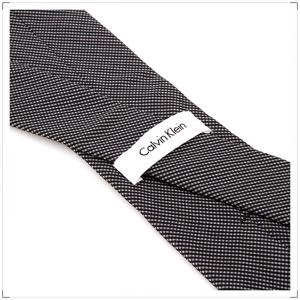 calvin klein 卡文克莱 男款深灰色罗纹真丝领带 rn121148 rs